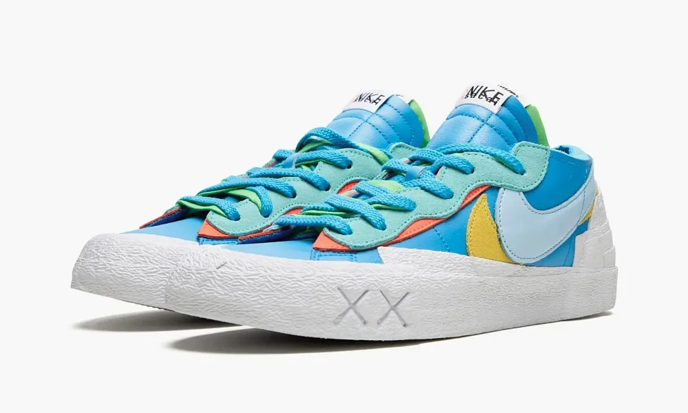 Nike Sacai Blazer Low Kaws Neptune Blue