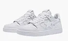 A Bathing Ape BAPE SK8 Sta Triple White Patent Leather