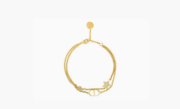 Dior Crystal Metal Bracelets WMNS Gold  Dior Crystal Metal Bracelets WMNS Gold