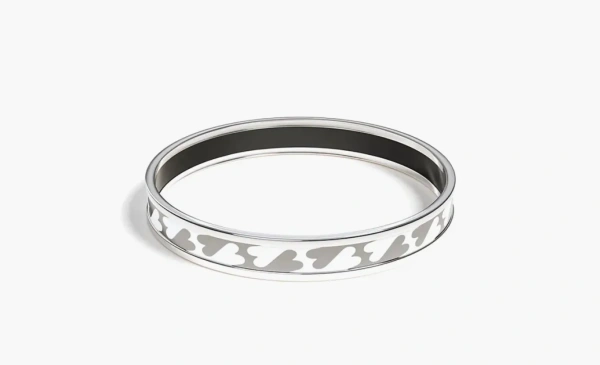 Hermès Palmettes Composees bangle Silver 