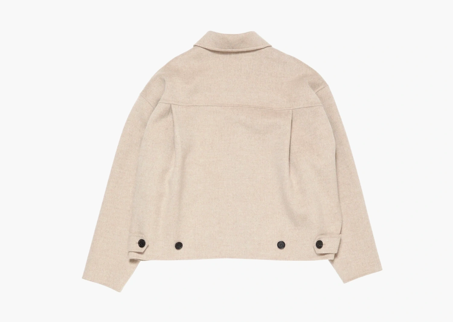 Acne Studios Cashmere Jacket Oatmeal Melange 