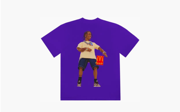 Cactus Jack by Travis Scott x McDonald's Action Figure Series II T-Shirt Purple  Cactus Jack by Travis Scott x McDonald's Action Figure Series II T-Shirt Purple
