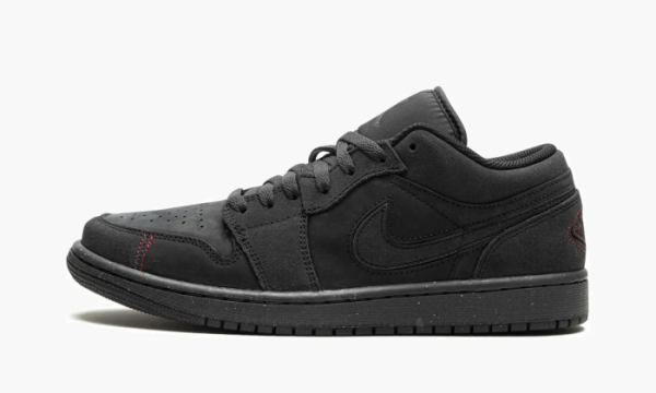 Air Jordan 1 Low SE Craft Dark Smoke Grey / Varsity Red 