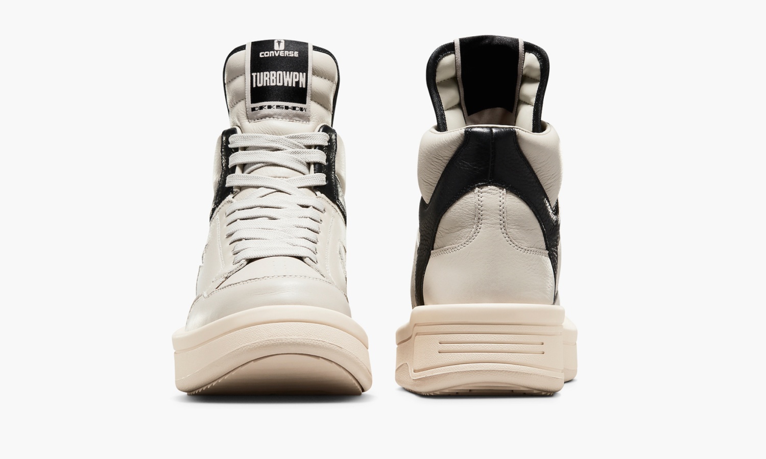 фото Rick Owens X Converse Drkshdw Turbowpn "Cream" (Rick Owens DRKSHDW)-A06758C