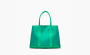 HERMES Garden Officer Canvas With Negonda Cow Leather Canvas Bag "Verona Green/Mint Green" 