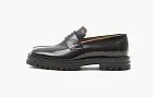 Maison Margiela Tabi Shiny Leather Loafer Black