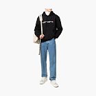 Carhartt WIP Script Logo Hooded Sweatshirt Black