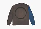 Travis Scott Cactus Jack x Fragment x Takashi Murakami Drift L/S Tee Charcoal/Blue 