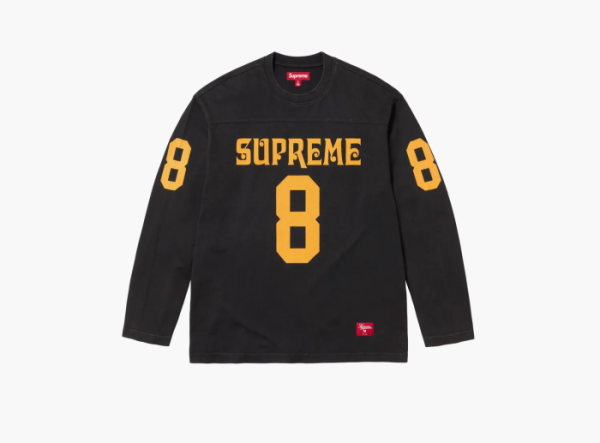 Supreme Affiliated L/S Football Top Black 