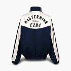 Бомбер C2H4 x Mastermind Japan Logo-Print Zip Blue