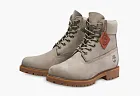 Timberland Heritage 6-Inch Lace-Up Boot Light Taupe Nubuck