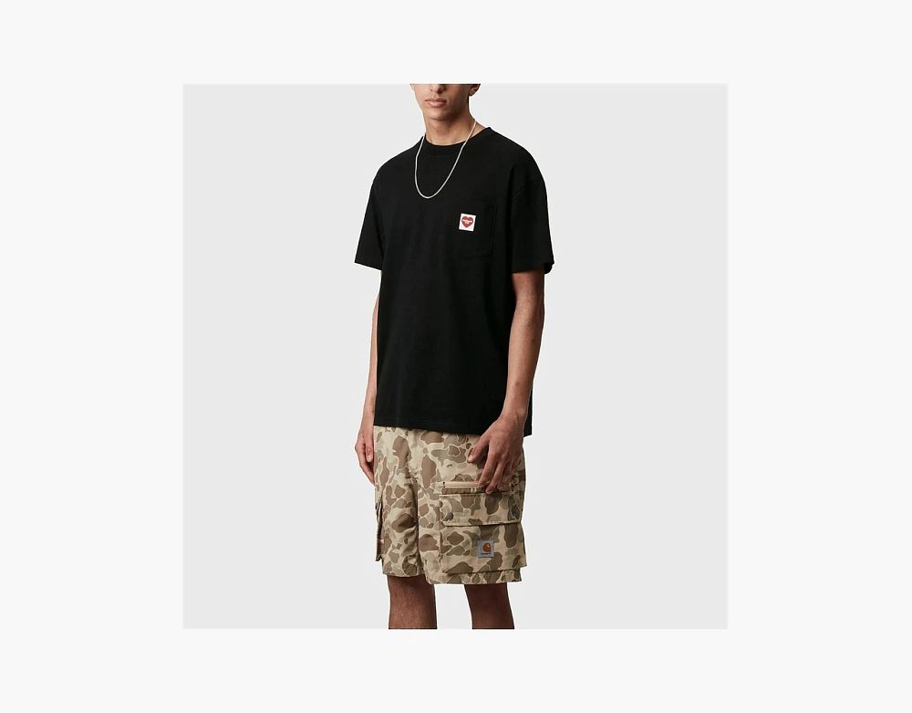 Carhartt WIP Pocket Heart Patch T-Shirt Black