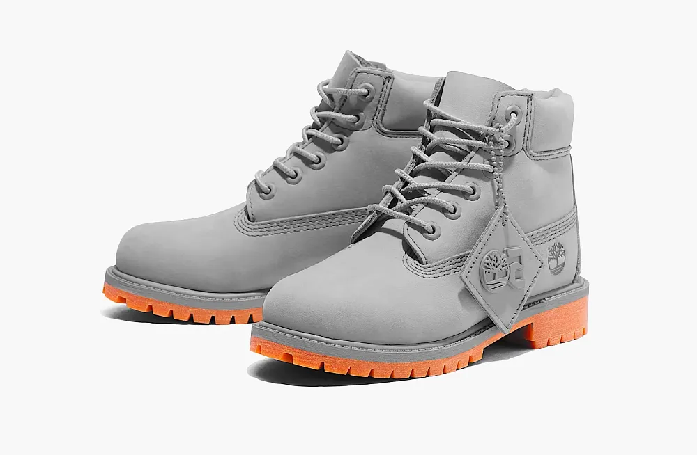 Timberland 6 Inch Premium Boot Junior 50th Anniversary - Light Grey