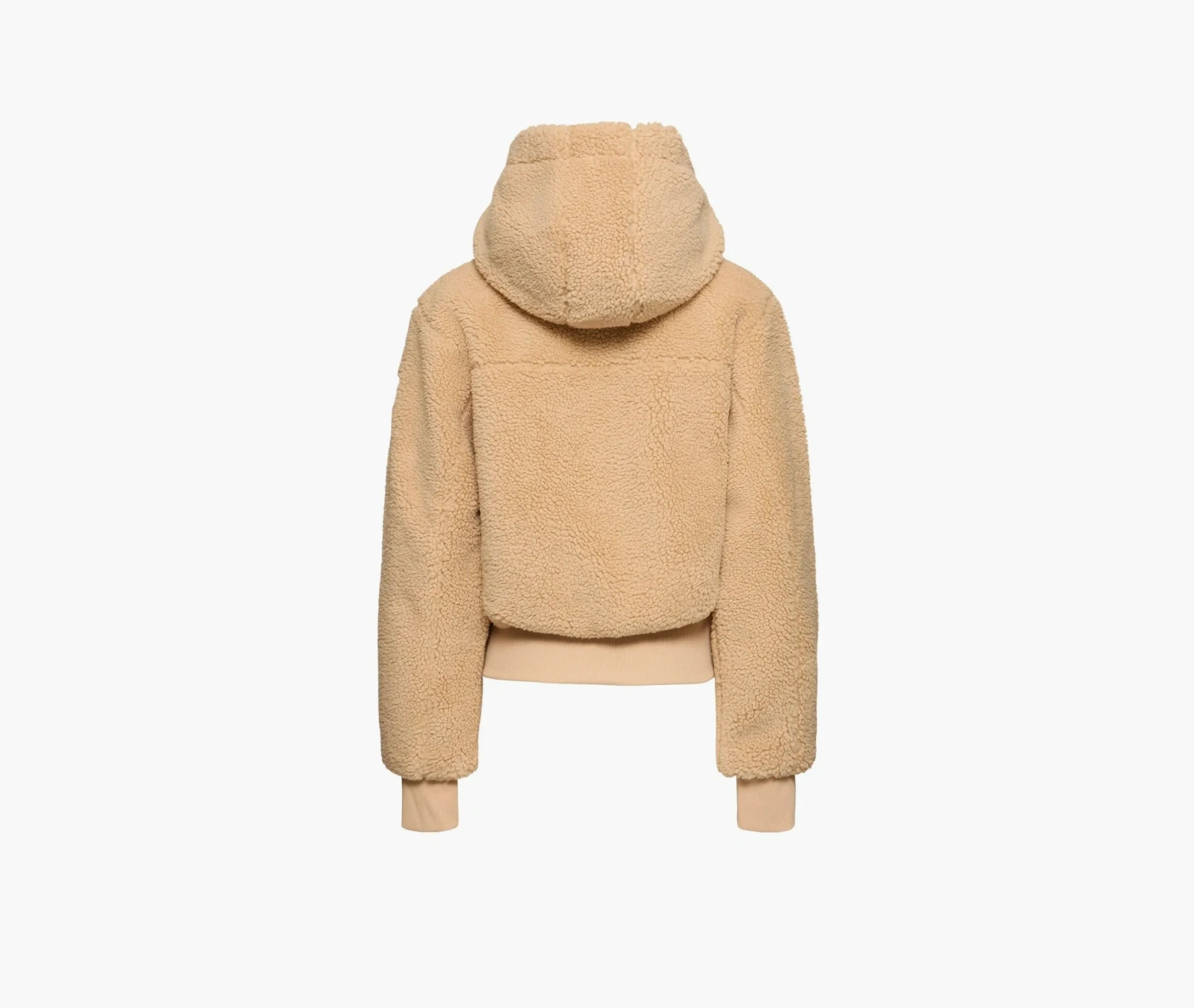Alo Yoga Foxy Sherpa Hooded Jacket Camel 