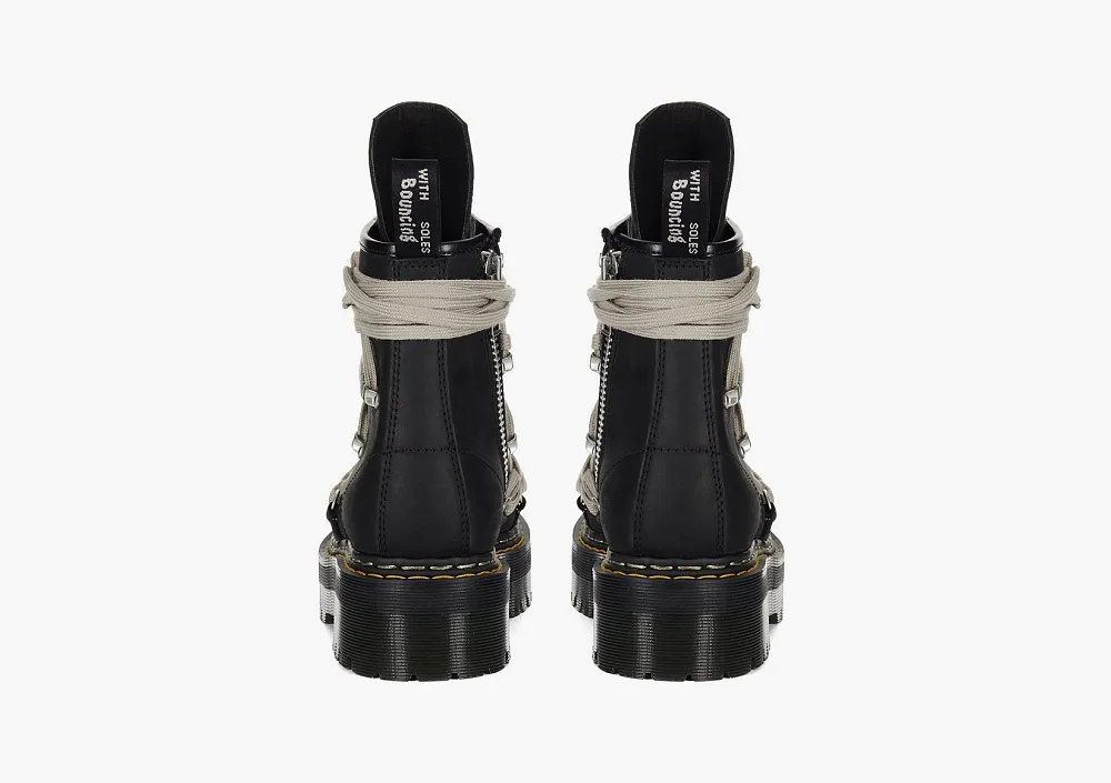 Dr. Martens x Rick Owens 1460 Quad Sole Megalace Boots Black