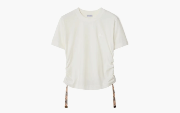 Burberry Festival Cotton T-shirt  Chalk 