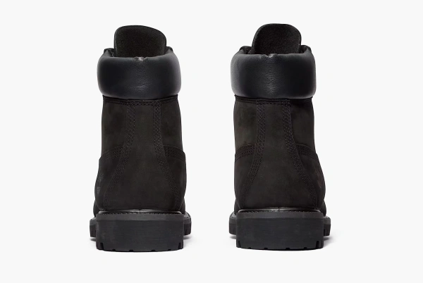 Timberland Premium 6 Inch Waterproof Boot Black Nubuck 