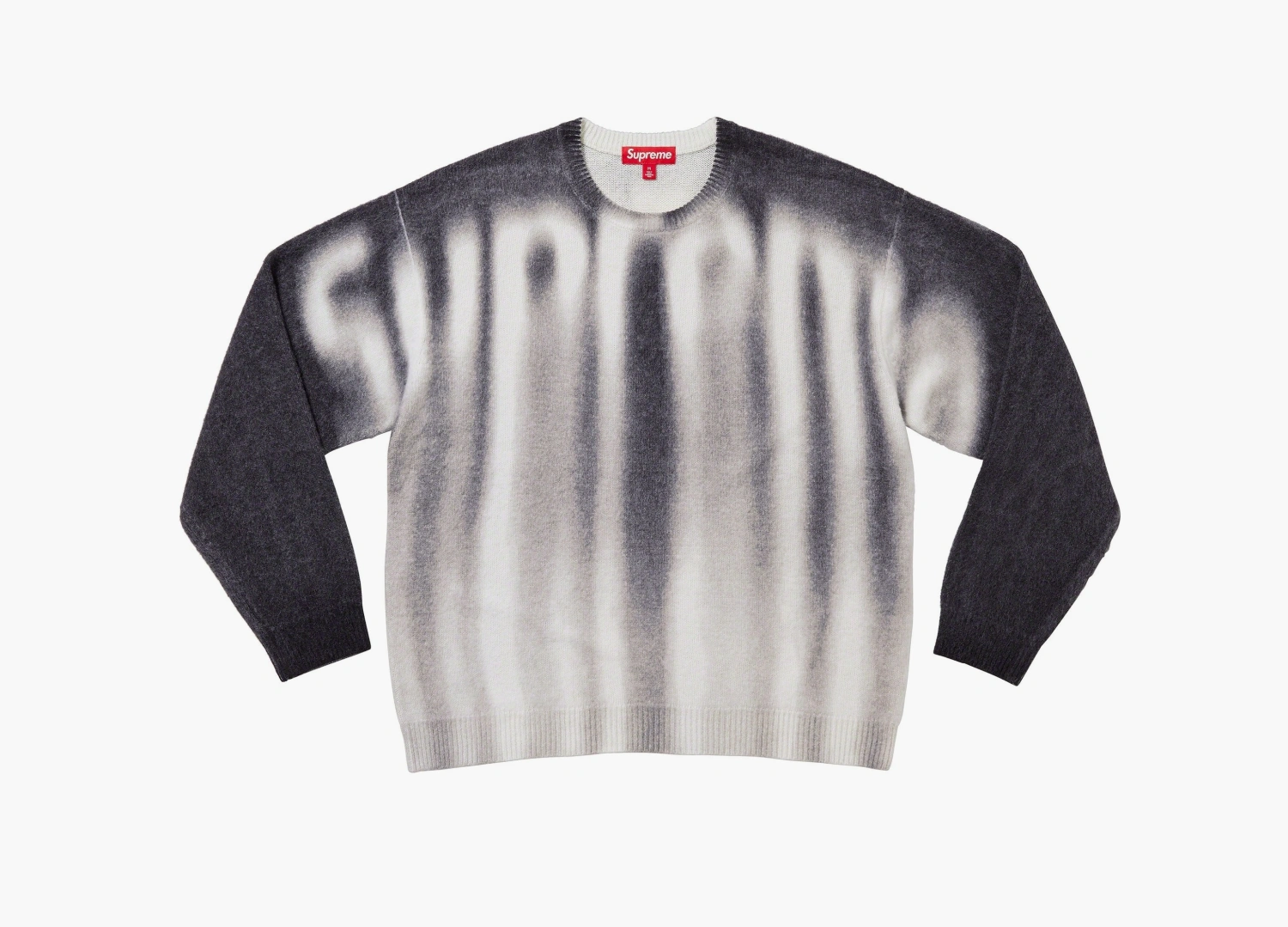 Supreme Blurred Logo Sweater Black 