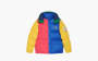 Gucci x The North Face Down Jacket "Yellow/Red/Blue/Green Colorblock" 