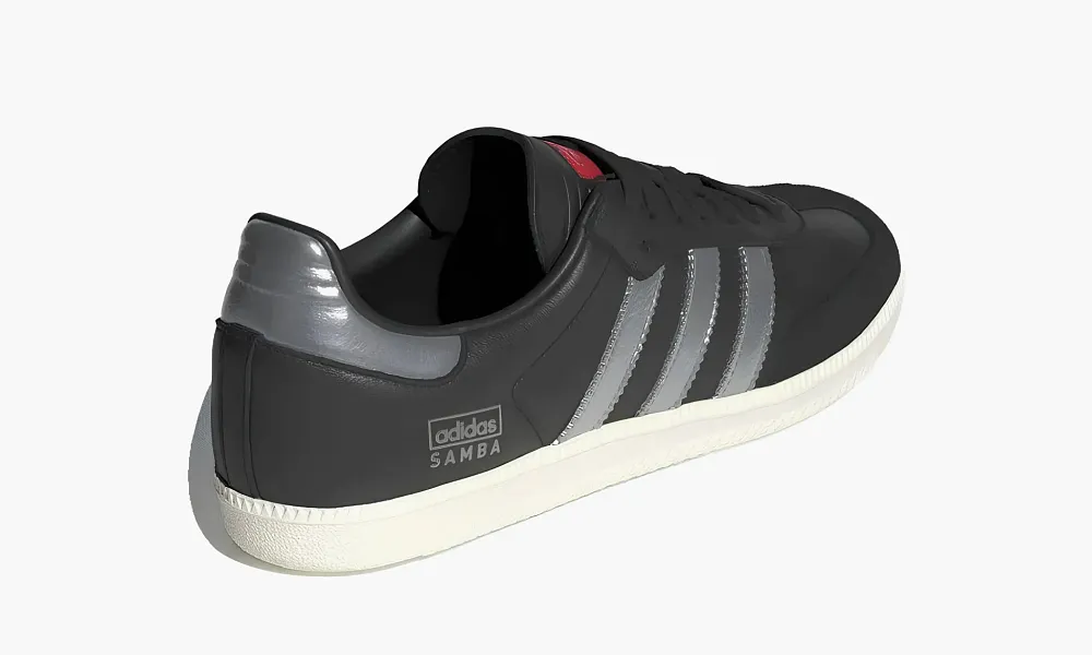 Adidas Samba OG Core Black Silver Metallic