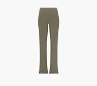 Skims Cotton Jersey Foldover Pant Army