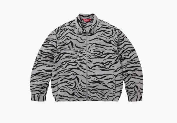 Supreme Moleskin Work Jacket  Zebra 