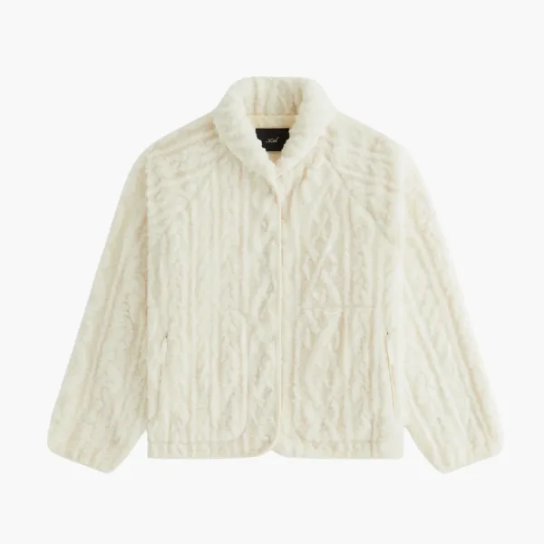 Kith Grayson Cable Sherpa Jacket Sandrift