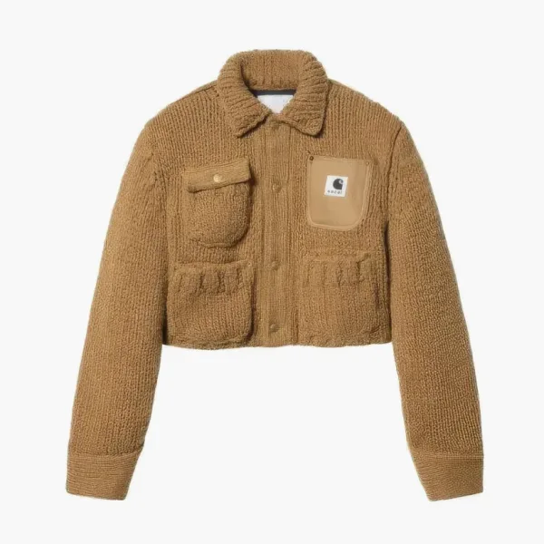 Sacai X Carhartt WIP Jacket Brown