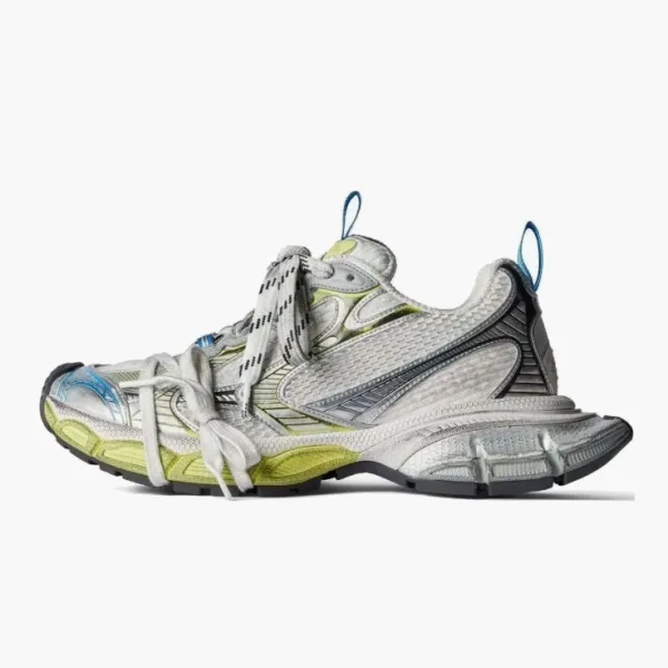 Balenciaga 3XL Sneaker WMNS White Yellow Blue Mesh