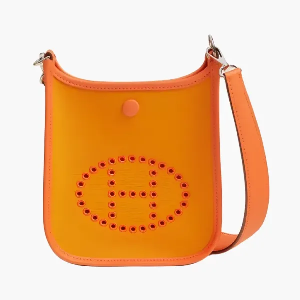 Hermes Evelyne Crossbody Bags Orange