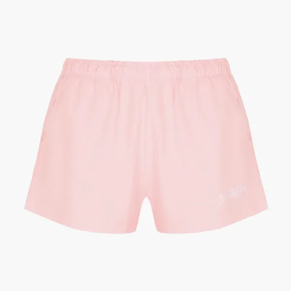 Sporty & Rich Rizzoli Cotton Mini Shorts Pink