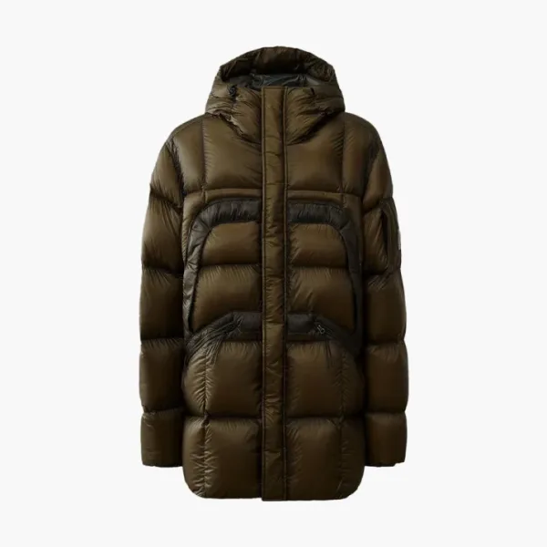 C.P. Company Down Jacket Parka Shell Brown