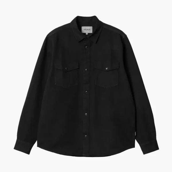 Carhartt WIP Santa Fe Long-Sleeve Shirt Black
