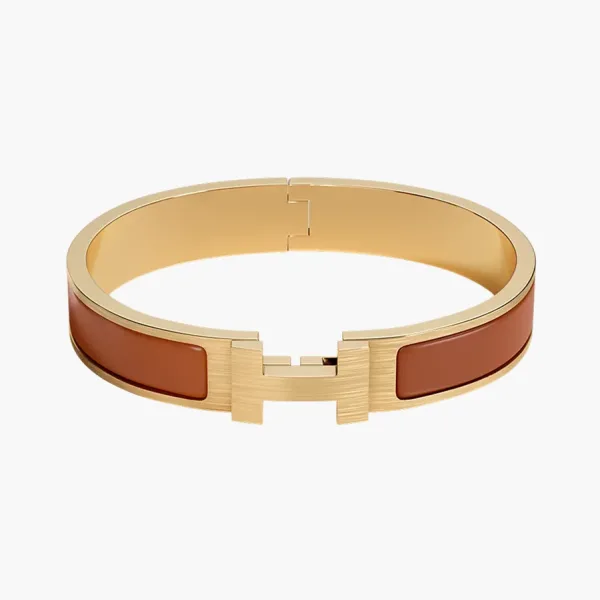 Hermès Bracelets and Cufflinks for Men Gold / Brown