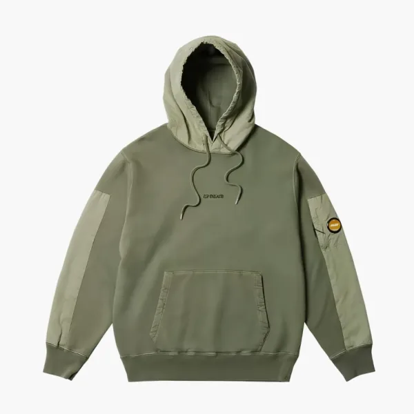 PALACE X C.P. Company Hood Olive