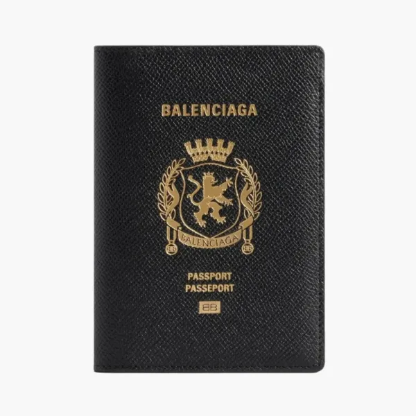 Balenciaga Passport Holder in Black