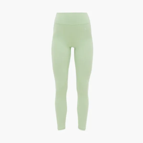 Sporty & Rich Green Runner Script Leggings Apple Green