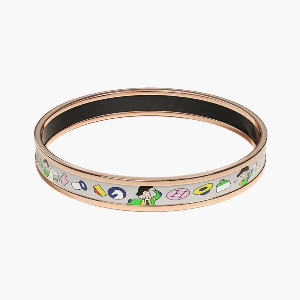 Hermès L'Epopee bangle Gold
