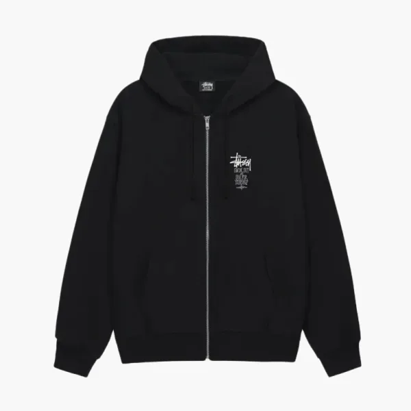 Stussy Swim Out Zip Hoodie Black