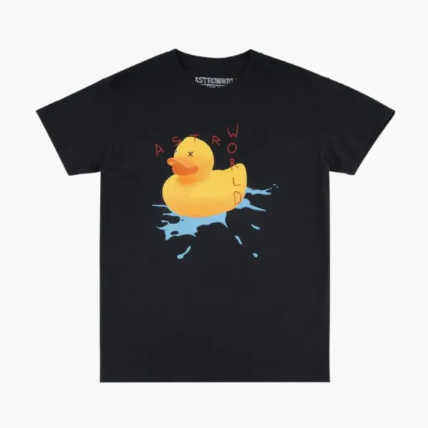 Travis Scott Astroworld Europe Exclusive Rubber Duck T-shirt Black