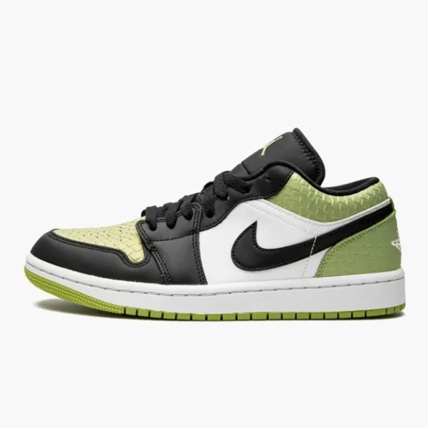Air Jordan 1 Low WMNS Snakeskin Vivid Green