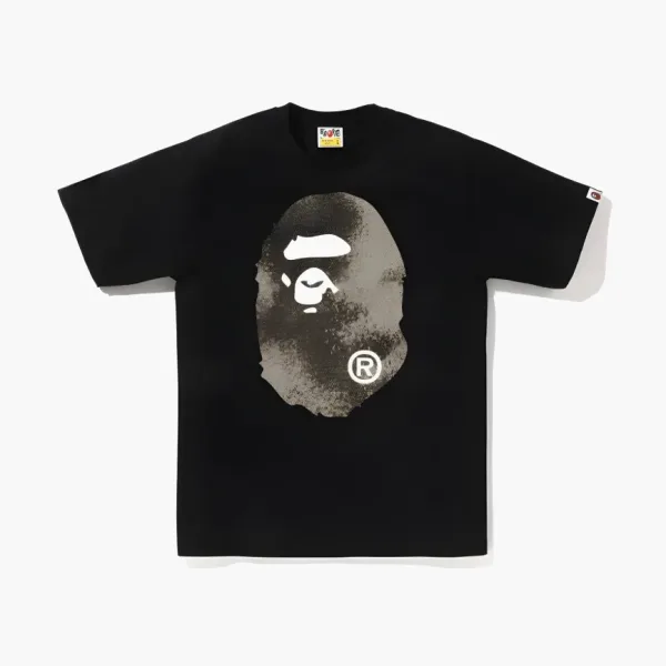 A Bathing Ape Head T shirt Black BKX