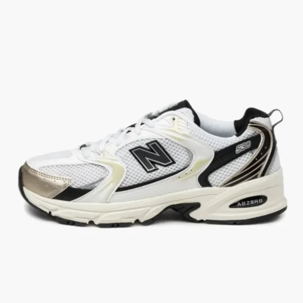 New Balance 530 White Light Gold Metallic