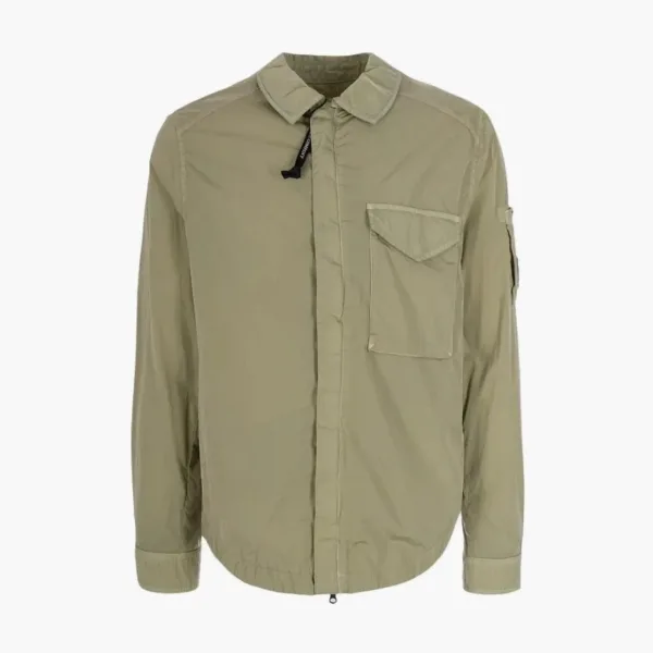 C.P. Company Flap-Pocket Overshirt Bronze Green