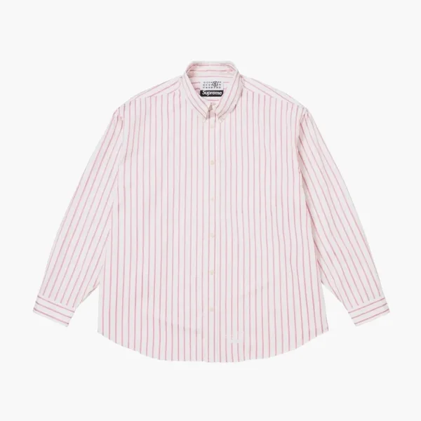 Supreme x MM6 Maison Margiela Stripe Shirt White