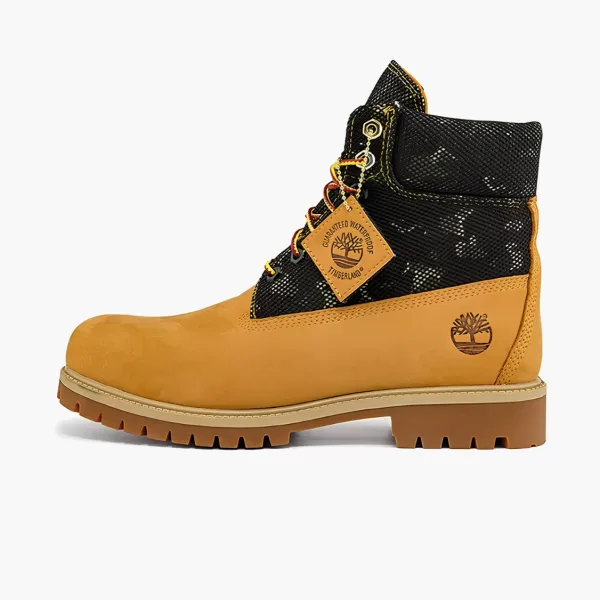 Timberland Heritage 6 Inch Boot Wheat Nubuck with Camo