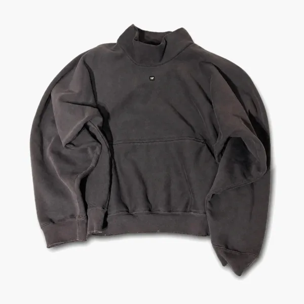 Yeezy X GAP X Balenciaga Mock Neck Sweatshirt Grey