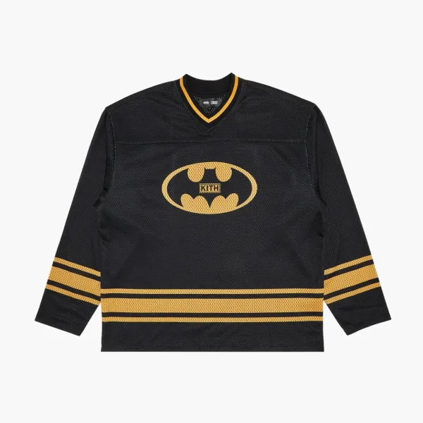 Kith x Batman Long-Sleeve Malik Jersey Black