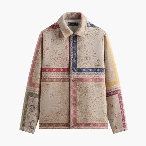 Kith Paisely Tapestry Coaches Jacket Waffle