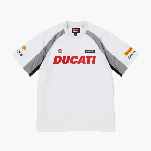 Supreme x Ducati Soccer Jersey White